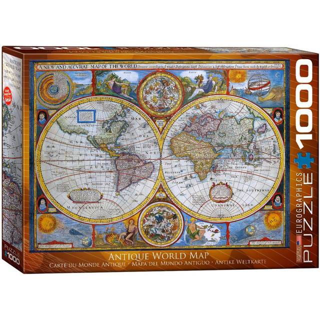 Eurographics Antique World Map 1000 Pieces • Price »