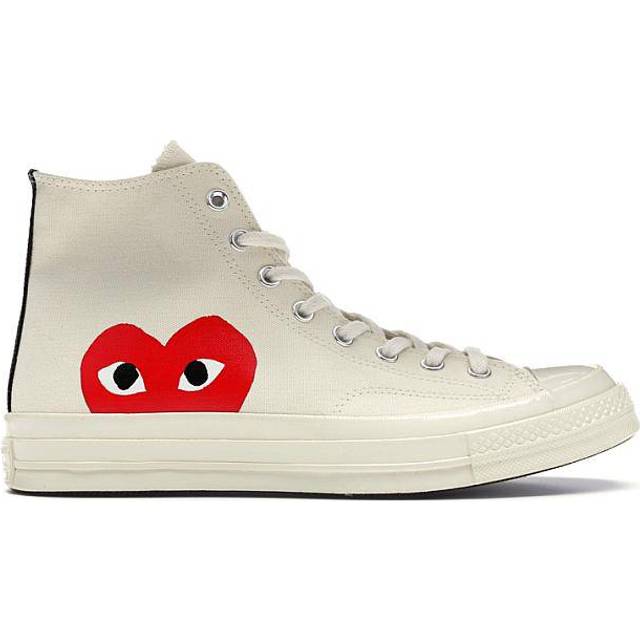 Comme des Gar ons x Converse Chuck 70 Milk White High Risk Red