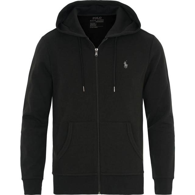 Polo zip up hoodie hot sale black