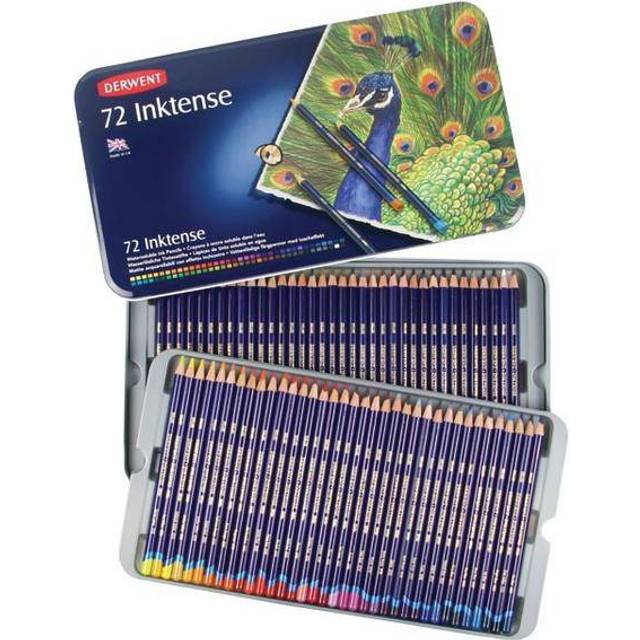 Derwent Watercolor Pencil Set With Tin Assorted Colors Set Of 72 Pencils -  Office Depot