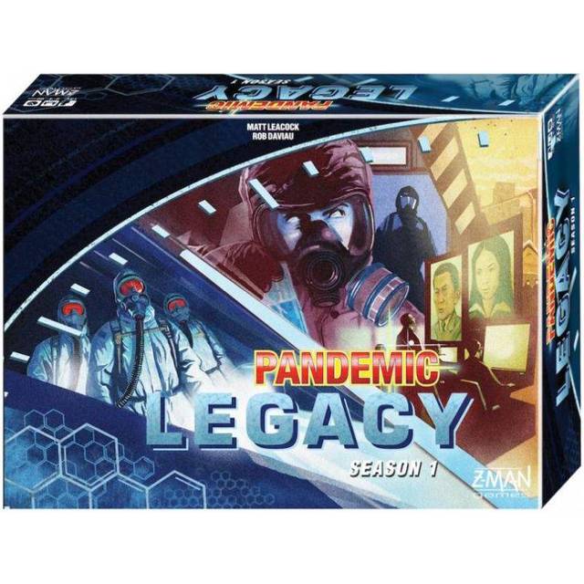 Pandemic Legacy Season 1 Blue Edition Board Game for Adults and Family |  Cooperative Board Game | Ages 13+ | 2 to 4 players | Average Playtime 60