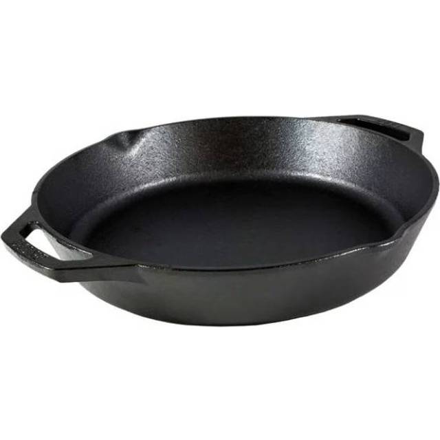 Bass Pro Shops Lodge 12'' Cast Iron Skillet with Assist Handle
