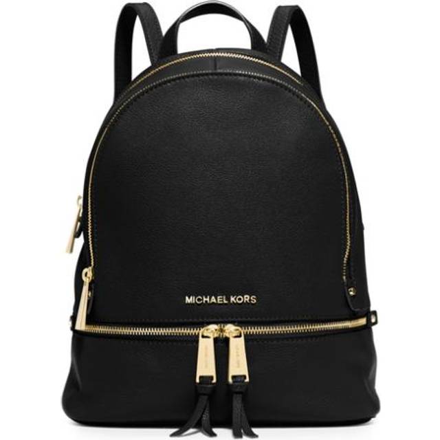 Michael kors rhea store medium backpack black