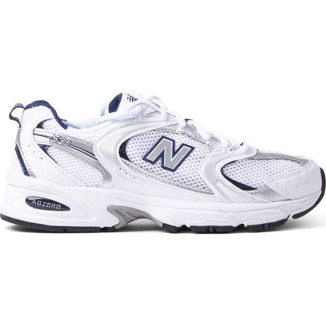 New Balance 530 White Running Shoes Sneakers White Silver MR530SG