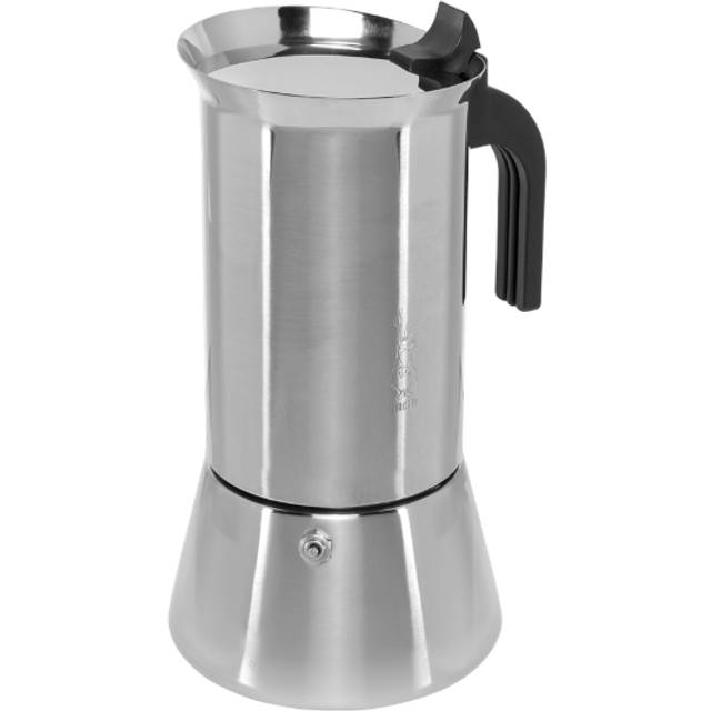 Bialetti 10-Cups Stainless Steel Stovetop Espresso Coffee Maker Pot 