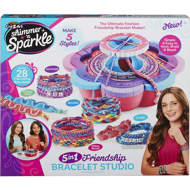 Cra-Z-Arts Shimmer & Sparkle 5 in 1 Friendship Bracelet Studio