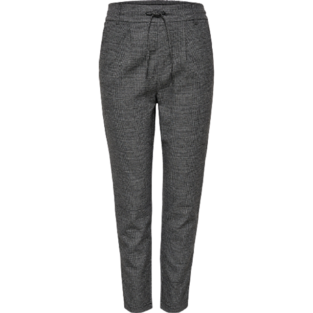 Gray wool check suit pants | The Kooples - US