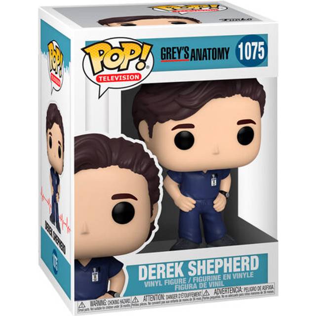 Funko Pop! Television Greys Anatomy Derek Shepherd • Price »