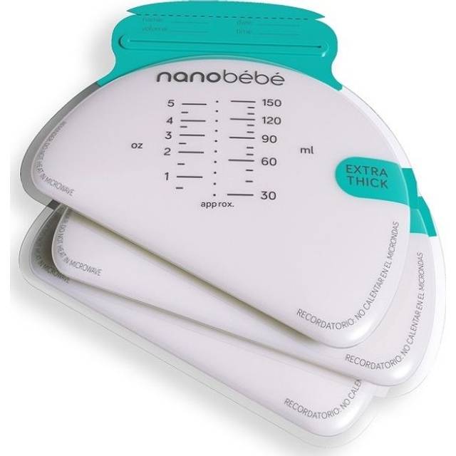 Nanobebe 25 Breastmilk Storage Bags and Organizer