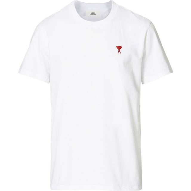 Ami Paris Ami De Coeur T-shirt Unisex - White • Price »