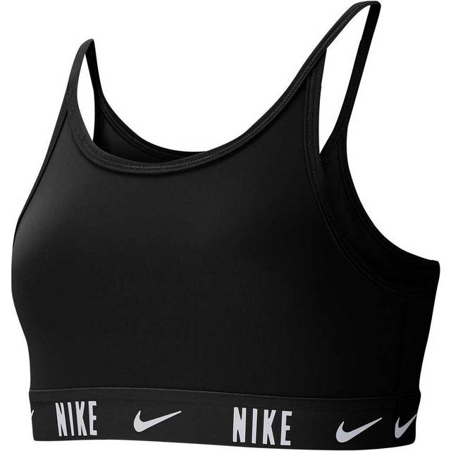 Nike Girl's Trophy Sports Bra - Black/Black/White (CU8250-010