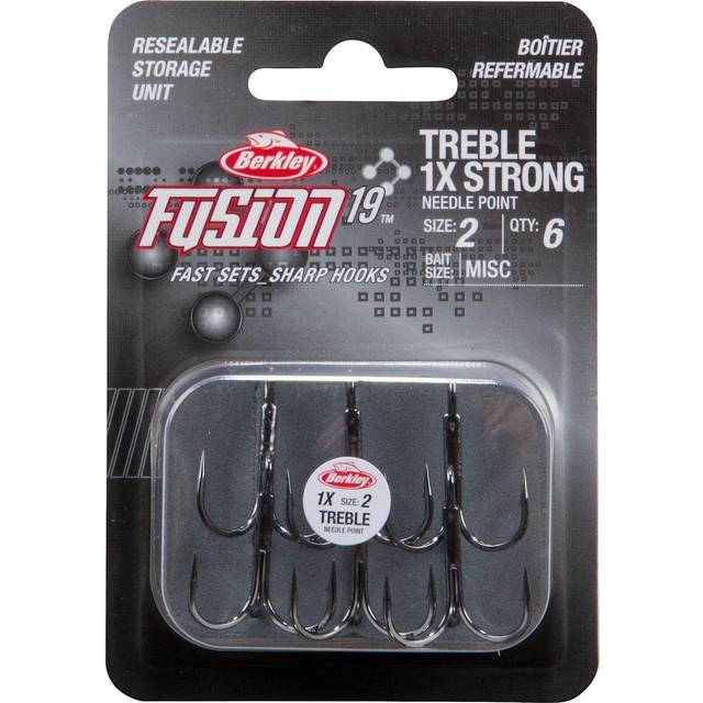 Berkley Fusion19 Treble 1x Hooks 1, treble hooks sizes