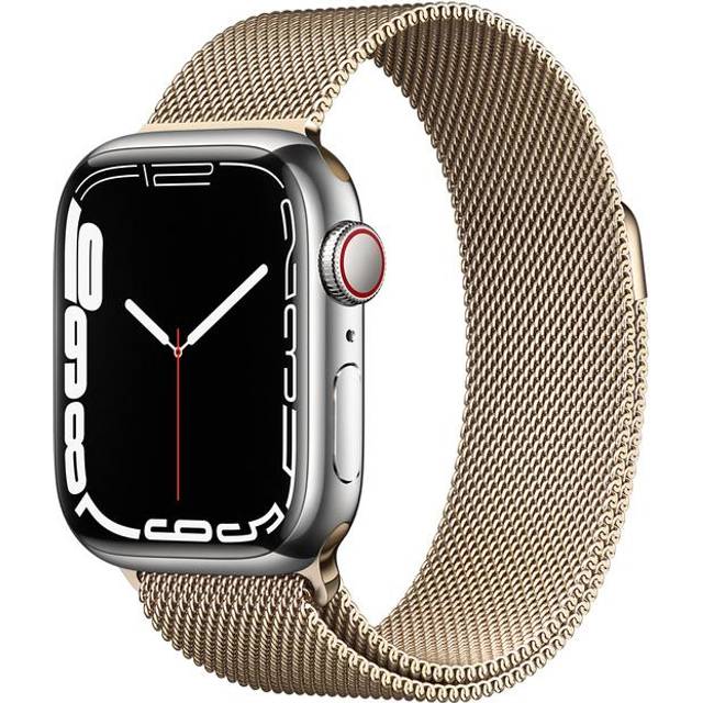 Apple Watch Series 7 Cellular 45mm Stainless Steel Case with