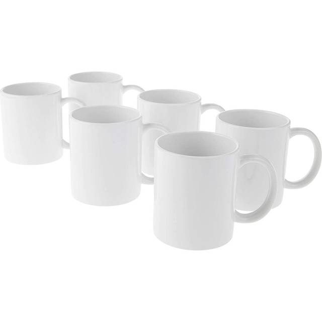 Cricut 6ct 12oz Ceramic Mug - White : Target