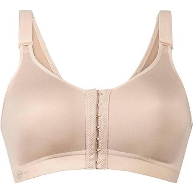 Anita Firm Control Front-Close Sports Bra 30A, White at