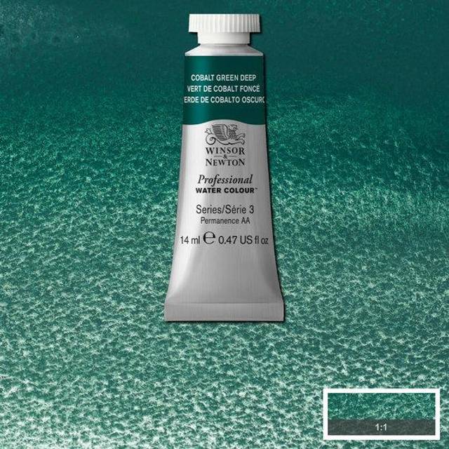 Winsor & Newton Professional Water Colours cobalt green deep 14 ml 185 •  Price »