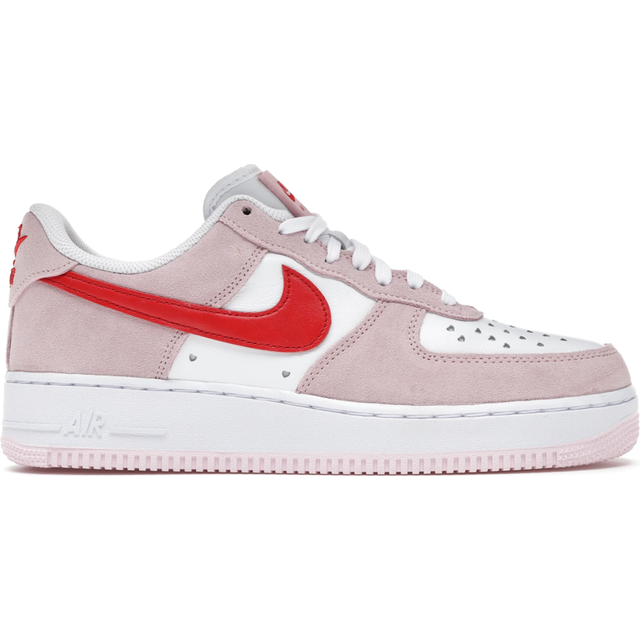 Nike Air Force 1 Low 07 QS Valentine s Day Love Letter M Tulip Pink University Red White