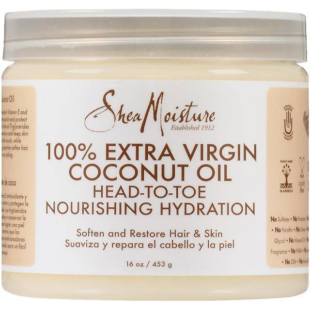 Shea Moisture Coconut Oil, 100% Extra Virgin - 15 fl oz