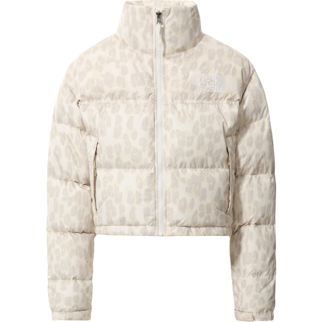 Grey Leopard Printed Fleece Jacket