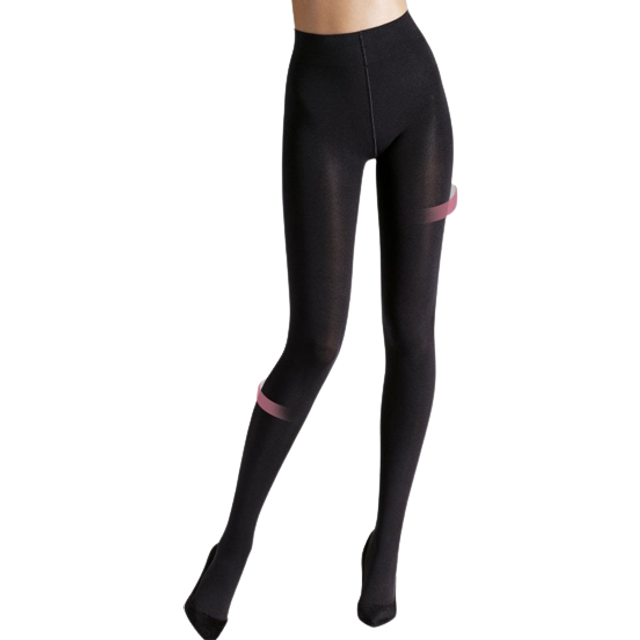 Wolford Wolford Individual Leg Support 100 Den Tights - Black • Price »