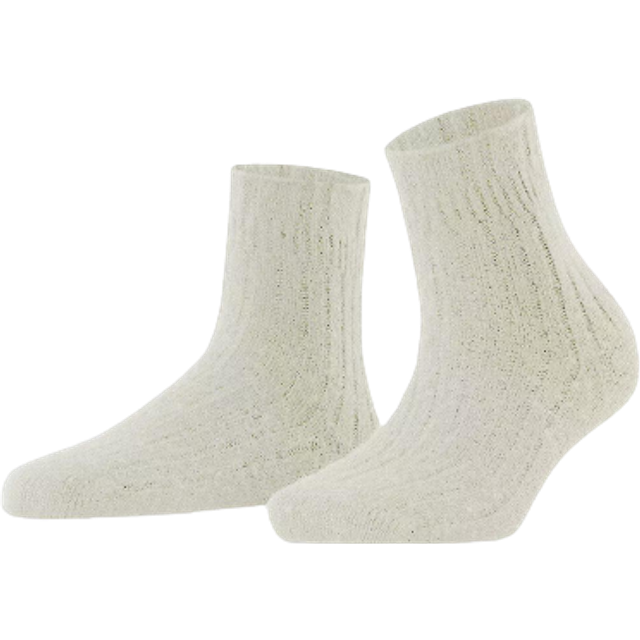 Womens Falke grey Knitted Bed Socks