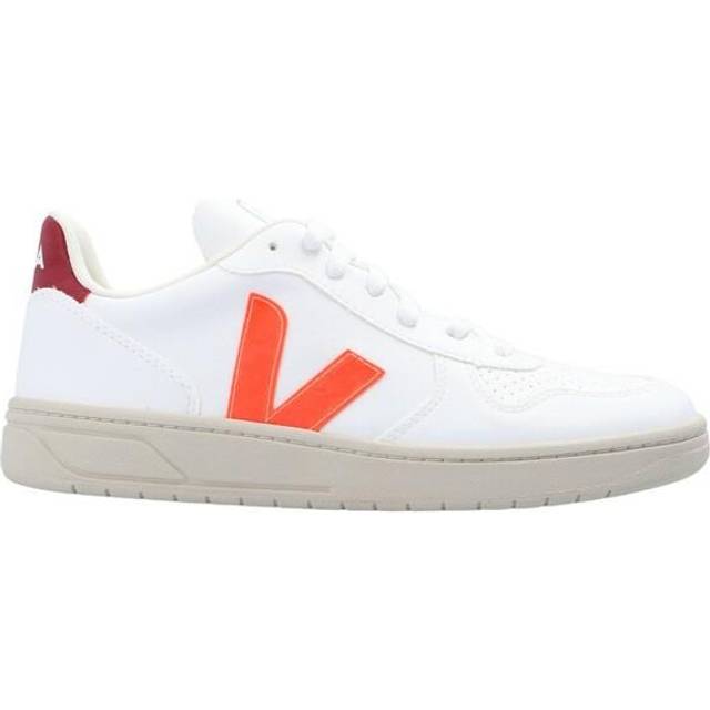 Veja V 10 CWL W White Orange Fluo Marsala