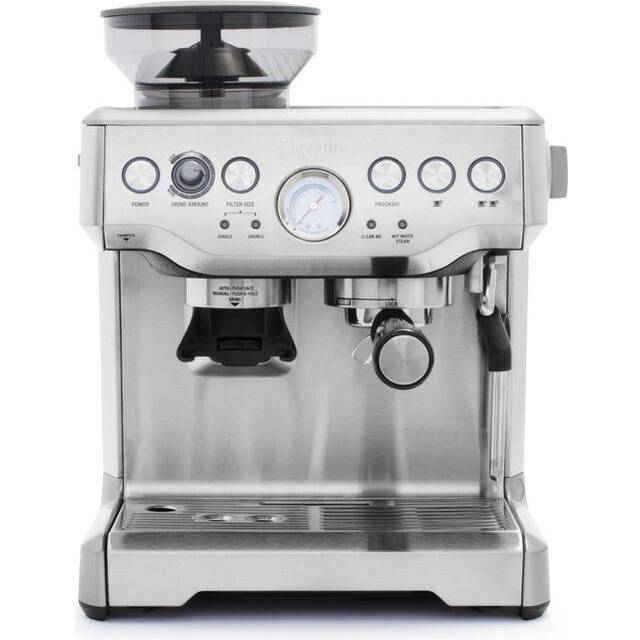 Calphalon Compact Espresso Machine, Home Espresso Machine with Milk  Frother, Stainless Steel