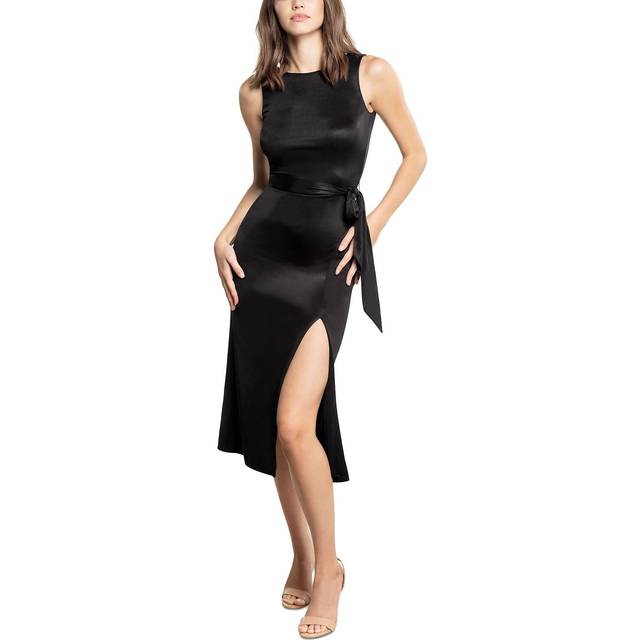 Let's Mingle Bodycon Mini Dress - Black