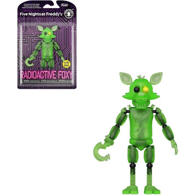 Review on Radioactive Foxy Action Figure from Funko (glow test) 