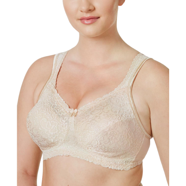 Playtex 18 Hour Breathable Comfort Lace Wirefree Bras - Honey Nude