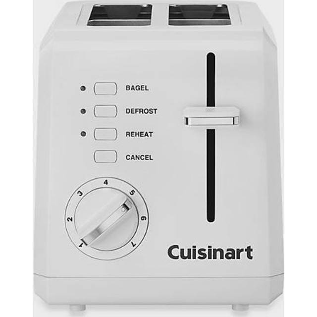 Cuisinart 4 Slice Wide Slot Toaster White - Office Depot