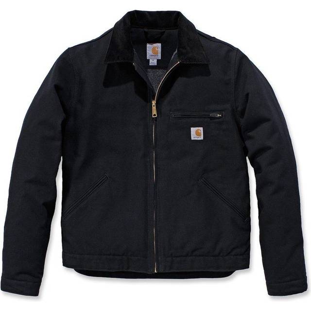 Carhartt J140 Black Duck Quilted Flannel-Lined Jacket