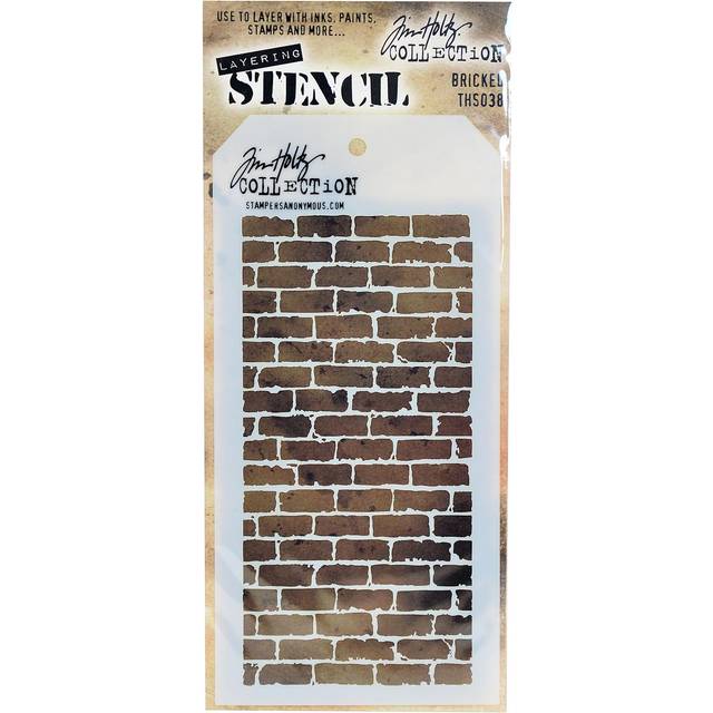 Tim Holtz Layered Stencil 4.125X8.5 Stitched