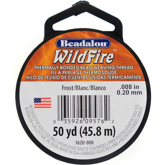 Beadalon Wildfire Beading Thread: Frost, .008 inch