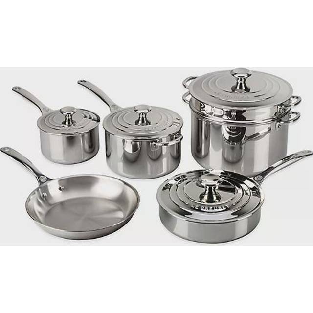 Cuisinart French Classic Tri-Ply Stainless Steel 10 Piece Cookware Set -  Macy's