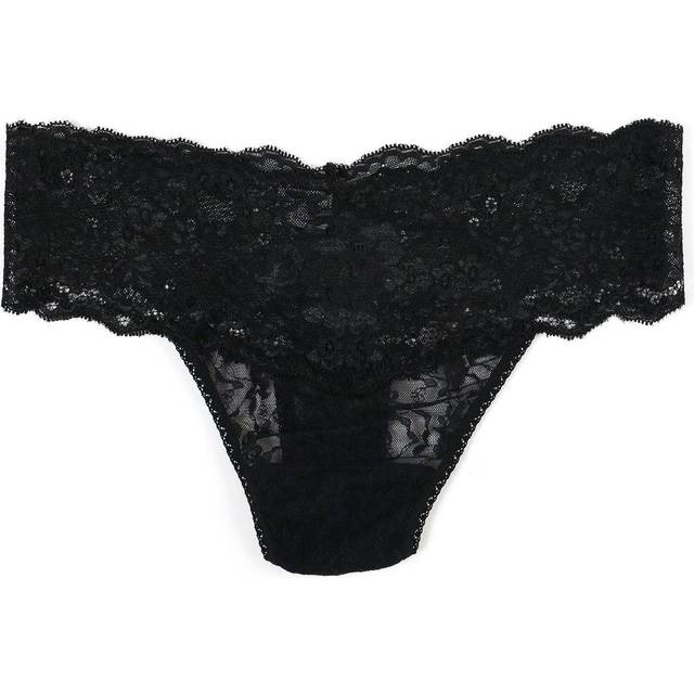 Signature Lace Tanga Black