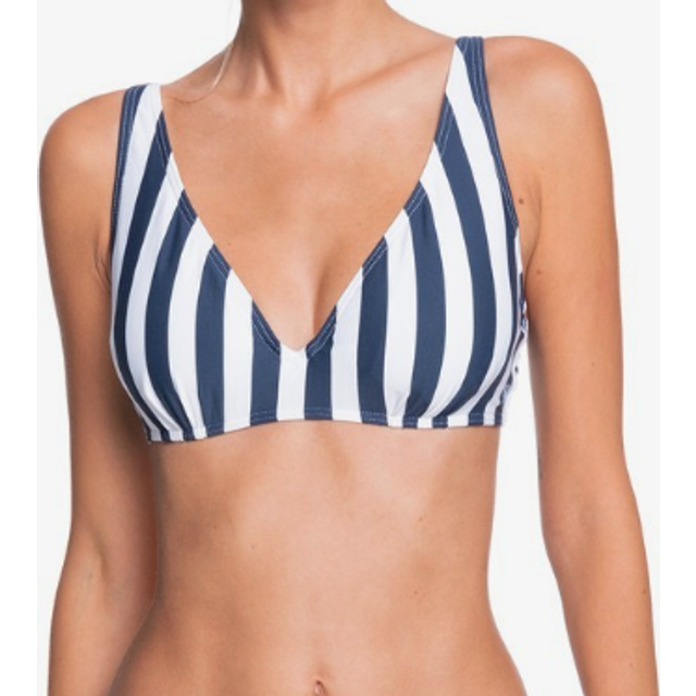 Roxy Parallel Paradiso Underwire D-Cup Bikini Top - Mood Indigo Big Revo  Stripes • Price »
