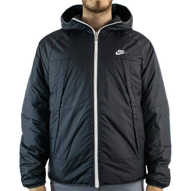 Nike Sportswear Therma-FIT Legacy Reversible Hooded Jacket - Black/Dark  Smoke Grey/Sail • Price »