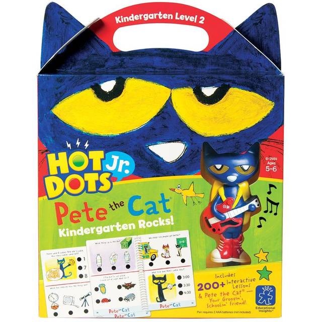 Educational Insights Hot Dots Jr Pete the Cat Kindergarten Rocks