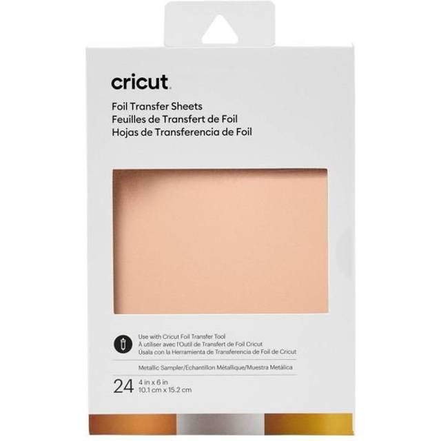 Cricut 24ct Foil Transfer Sheets Sampler - Metallic Tones