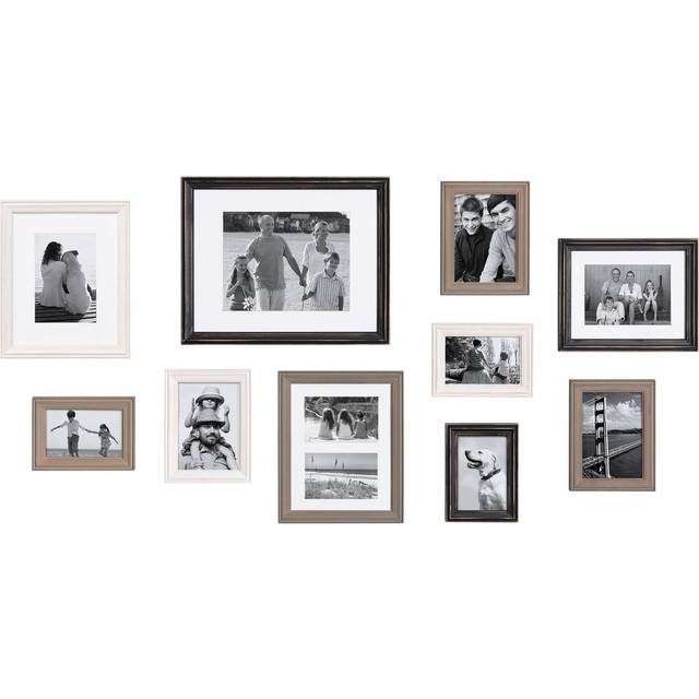 Kate and Laurel Bordeaux 10-piece Wood Gallery Wall Picture Frame