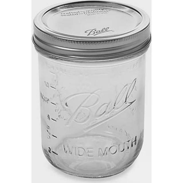 Ball Wide Mouth Mason Jar 16 oz 12 pk - Ace Hardware