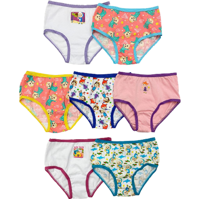 Coco Melon Girl's Underwear Multipack Briefs