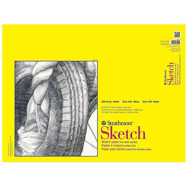 Strathmore 400 Series Sketch Pad, 11 X 14 Inches, 60 Lb, 50 Sheets
