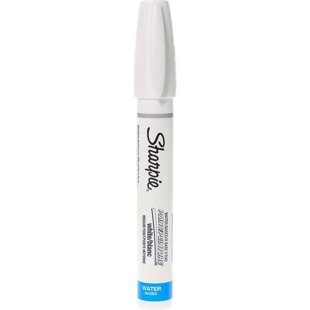 Sharpie Water-Based Paint Marker, Medium Tip, White (37206)