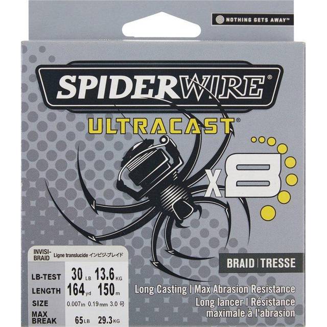 SpiderWire Ultracast 12lb Superline Invisibraid-Translucent 164yd