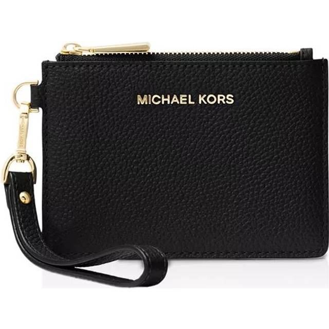 Michael Kors MK Womens Lady Zip Tote Shoulder Bag Purse Black Leather Gold  - Michael Kors bag - 0193599717401 | Fash Brands