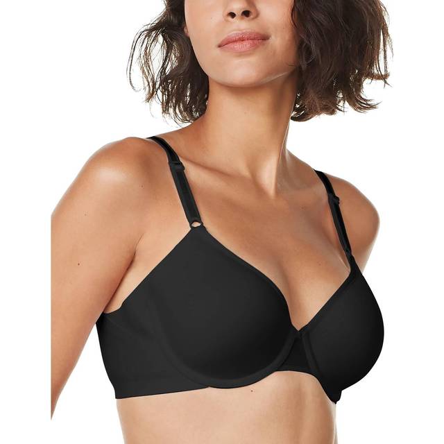 Warner's Women's No Side Effects Underarm and Back-Smoothing Comfort  Underwire Lightly Lined T-Shirt Bra Ra3081a