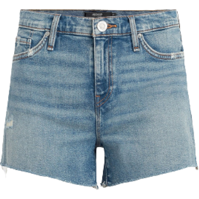 MID RISE CUT OFF JEAN SHORT