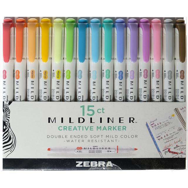 Zebra Mildliner Double Ended Highlighter & Marker